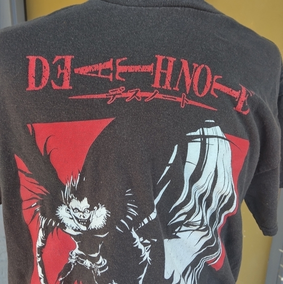 Men's Japanese Anime Manga DEATH NOTE Ryuk & Yagami Shonen Jump Size Medium - Picture 4 of 5